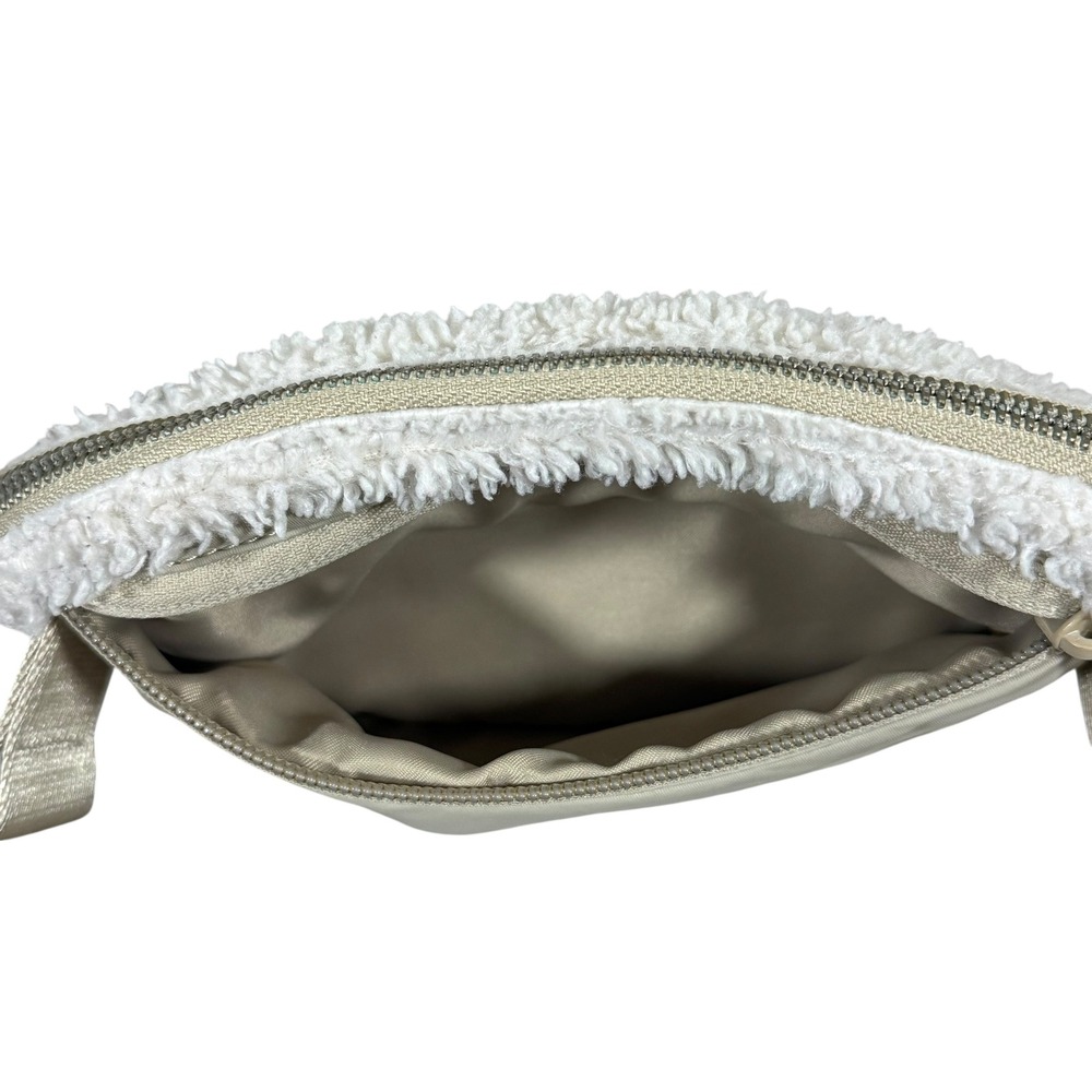 Lululemon Sherpa Fleece Everywhere Belt Bag 1L White Opal Cream O/S Crossbody - Picture 4 of 9